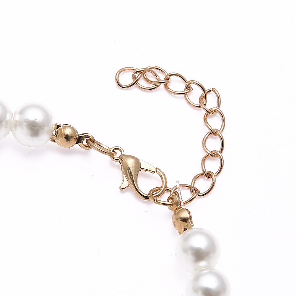 Elegant Pearl Diamond Set