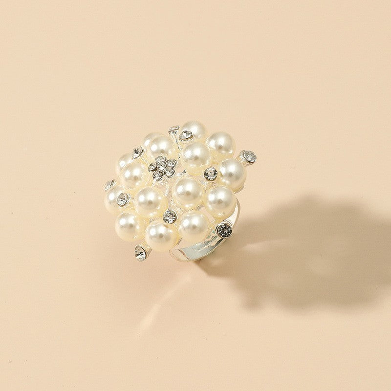 Adjustable Pearl Index Ring