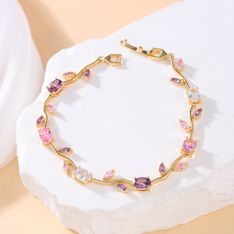 Zircon Tennis Bracelet Elegance