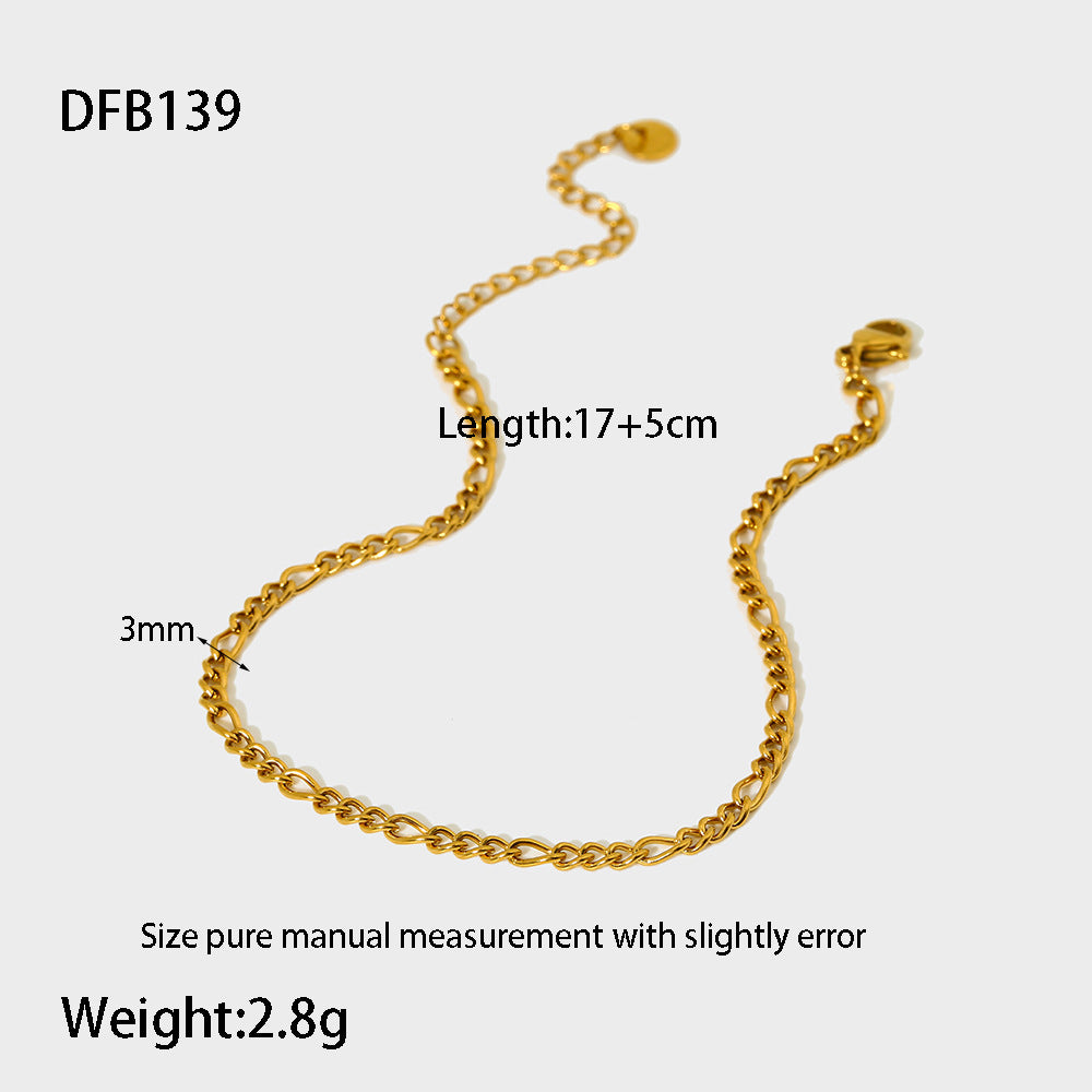Elegant Gold Hemp Flower Bracelet