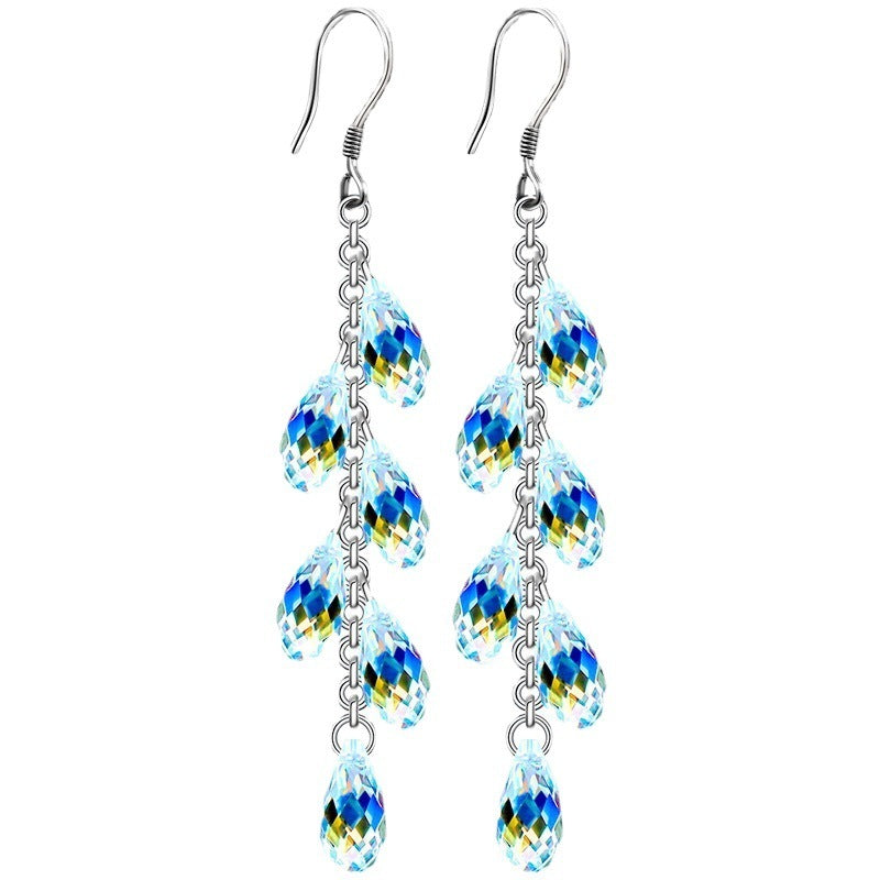 Elegant Crystal Drop Earrings