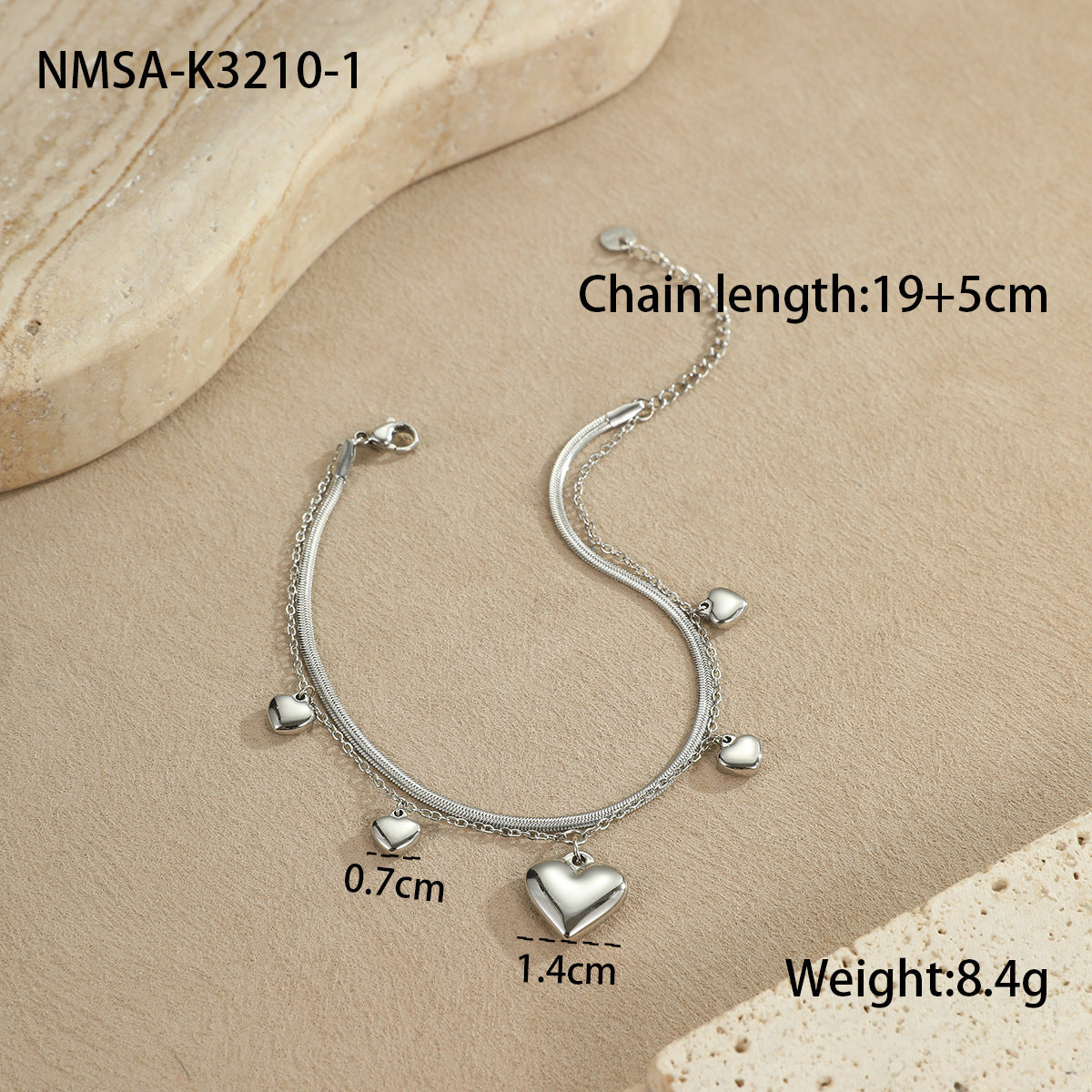 Ocean Style Stainless Steel Anklet