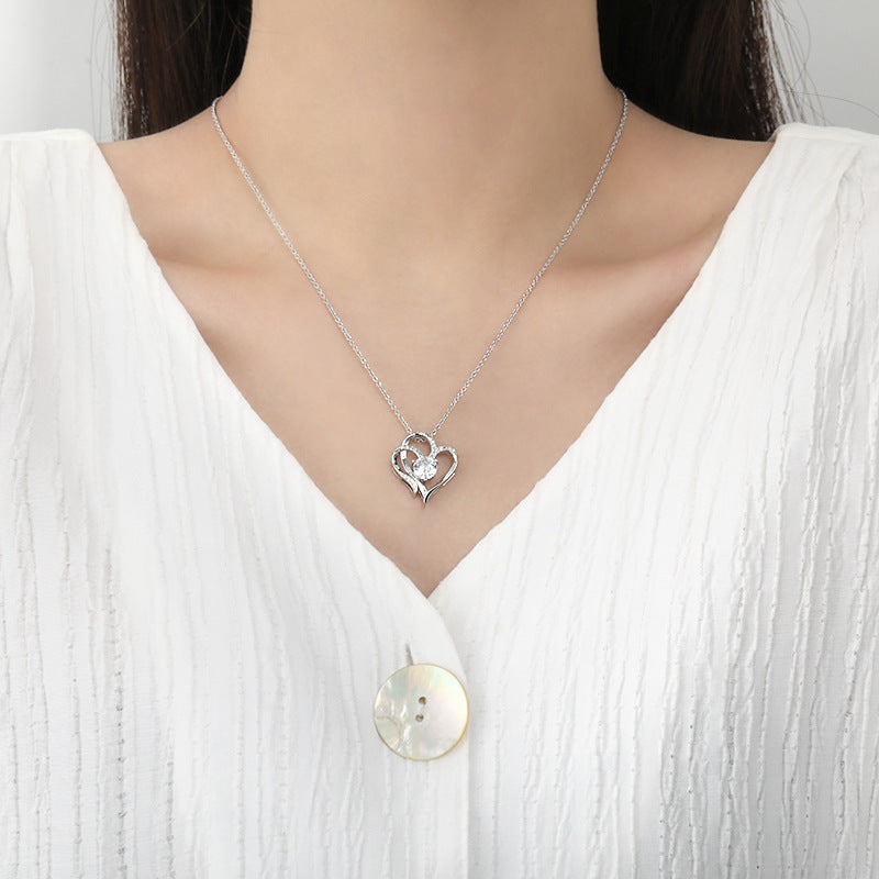 Elegant Graceful Silver Necklace