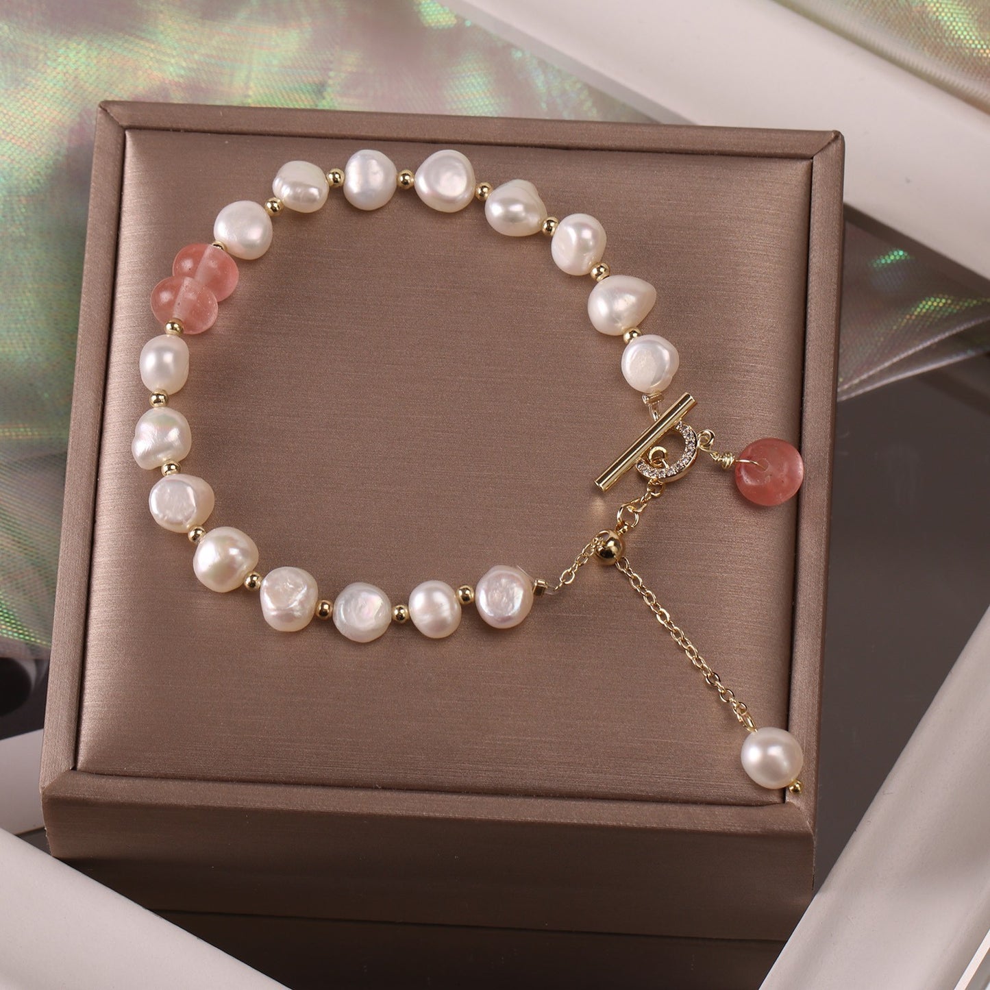 Irregular Pearl Adjustable Bracelet