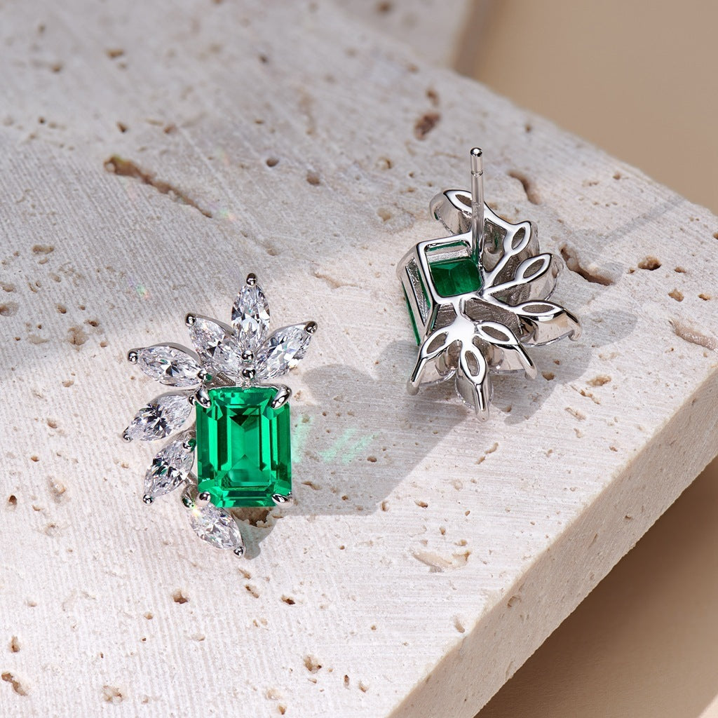 Citrine Tourmaline Elegant Stud Earrings