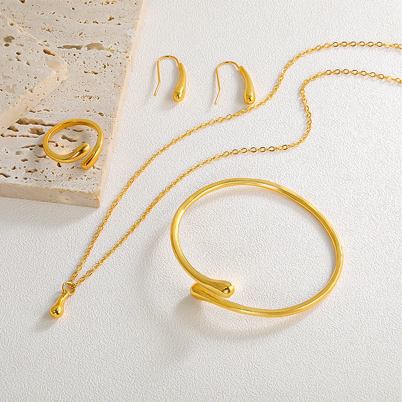 Elegant Water Drop Jewelry Set