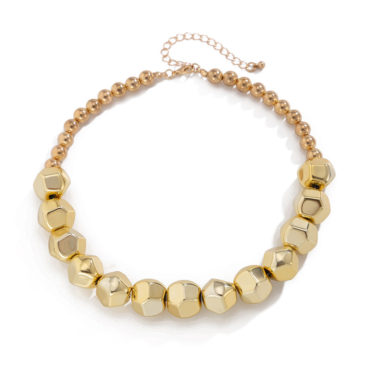 Retro Irregular Beaded Necklace