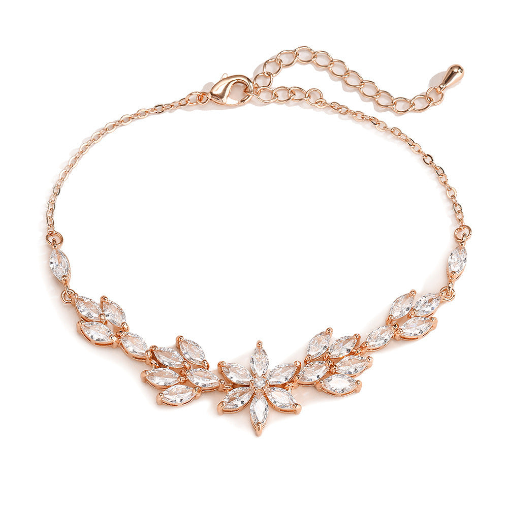 Elegant Floral Bracelet for Women