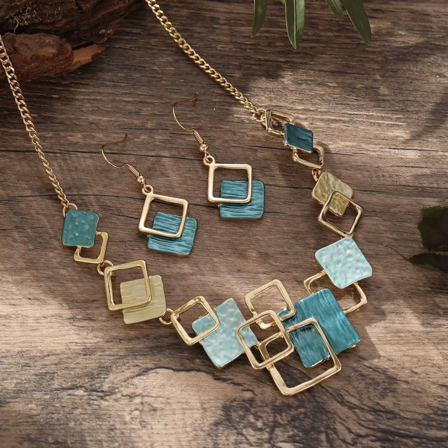Artistic Geometric Jewelry Set