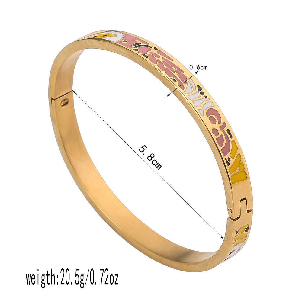 Exquisite Titanium Steel Bracelet