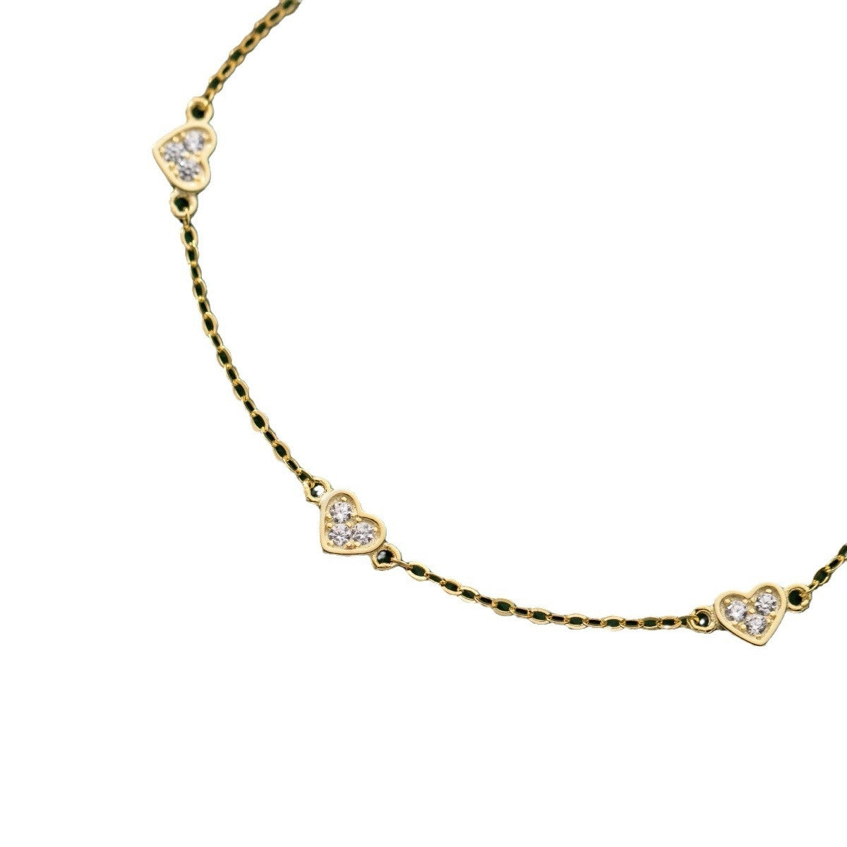 Elegant Diamond Silver Bracelet