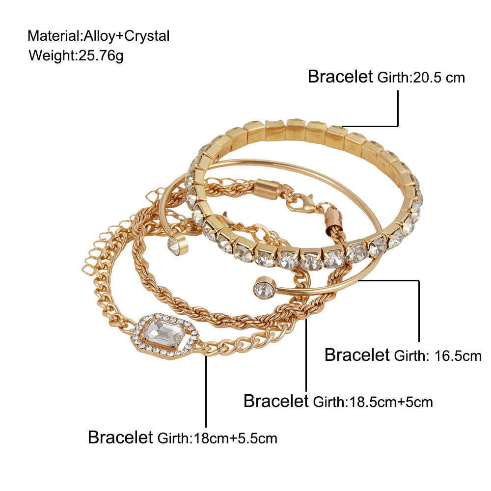 Vintage Bohemian Crystal Bracelets