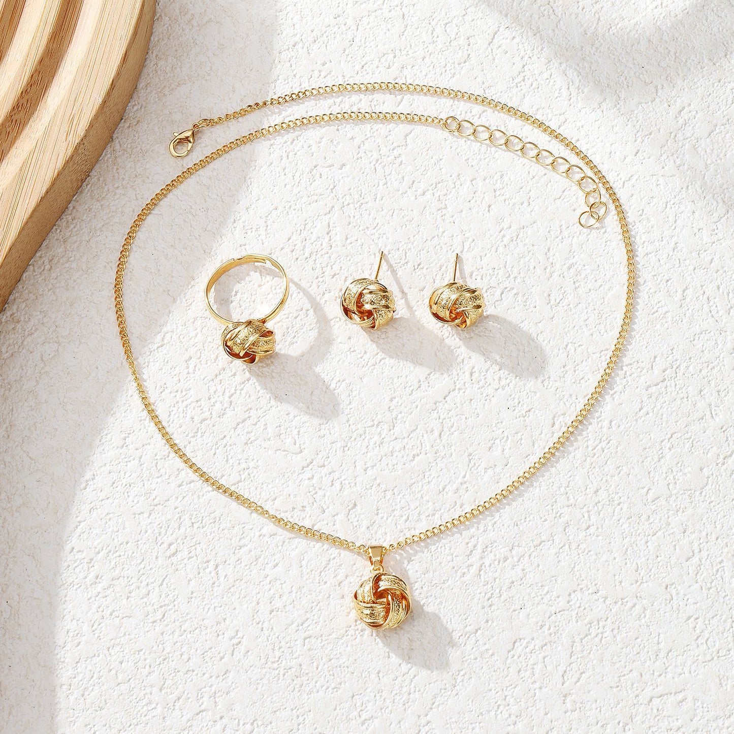 Twisted Knot Jewelry Set