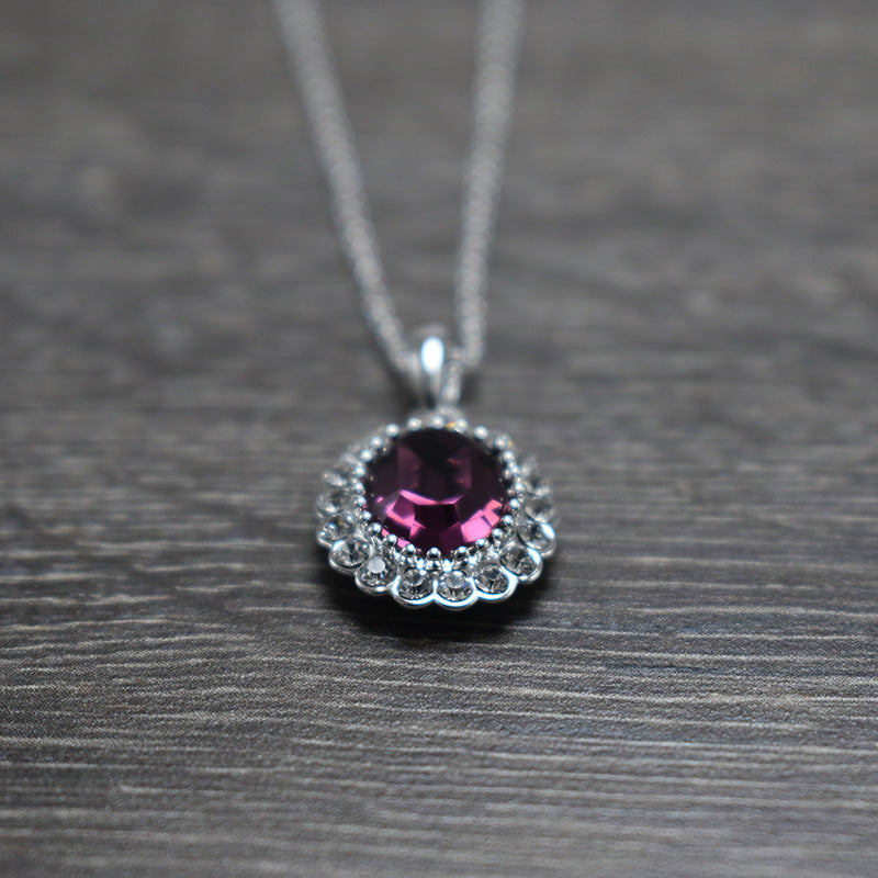 Elegant Oval Color Necklace