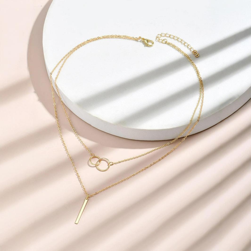 Elegant Bar Rod Necklace
