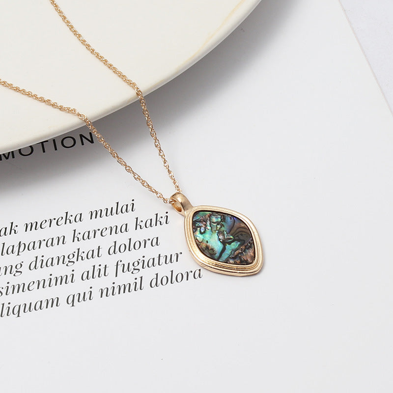 Exquisite Abalone Turquoise Necklace