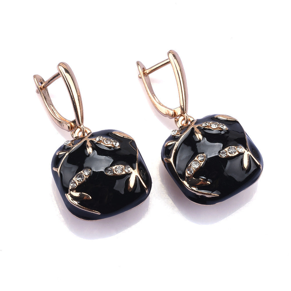 Elegant Geometry Drop Earrings