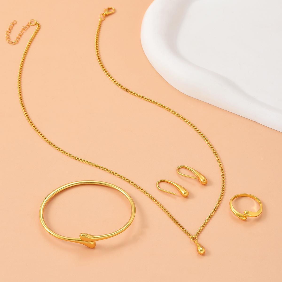 Elegant Water Drop Jewelry Set