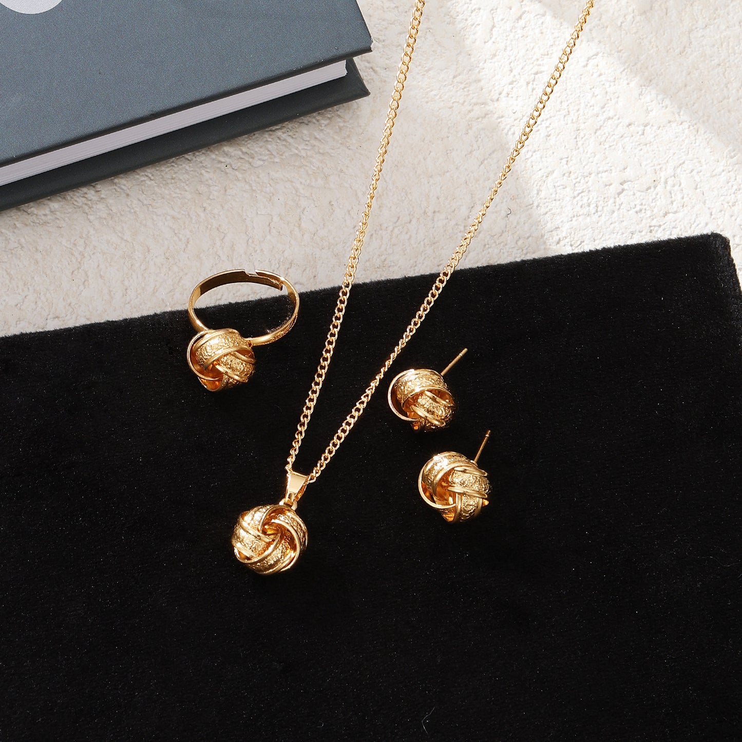 Twisted Knot Jewelry Set
