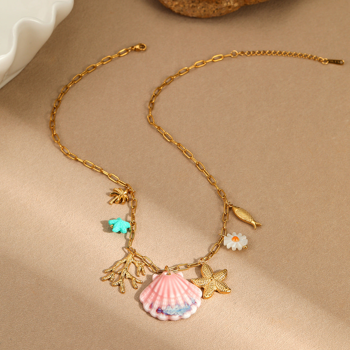 Ocean Starfish Vacation Necklace