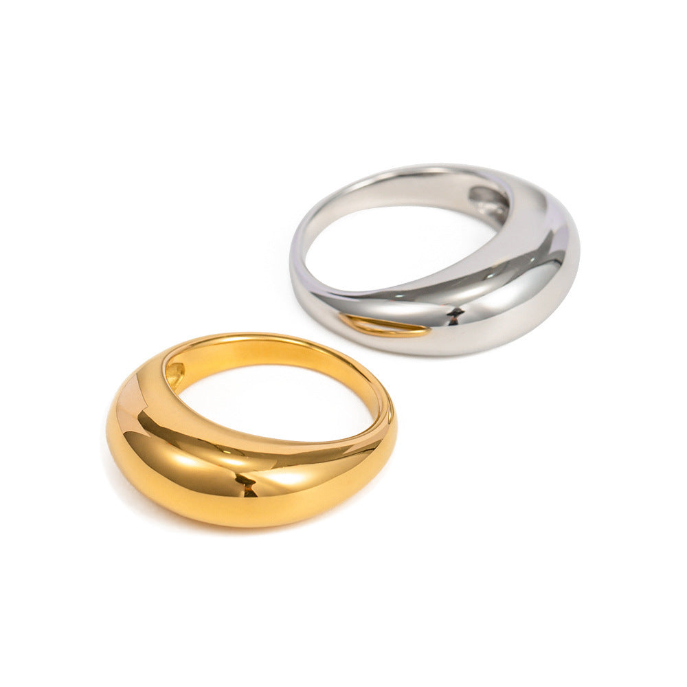 Elegant Geometric Gold Ring