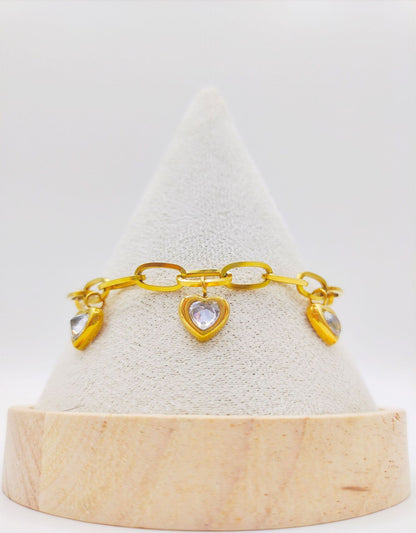 Heart-Shaped Handmade Bracelet