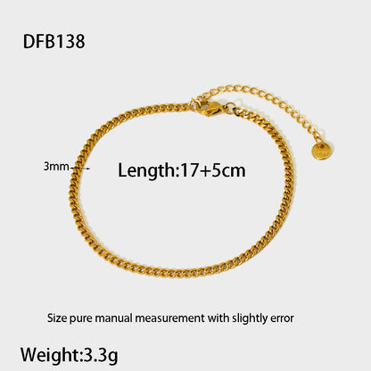 Elegant Gold Hemp Flower Bracelet