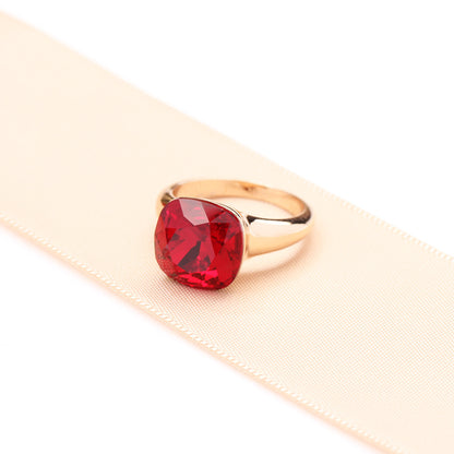 Classic Multi-Color Crystal Ring