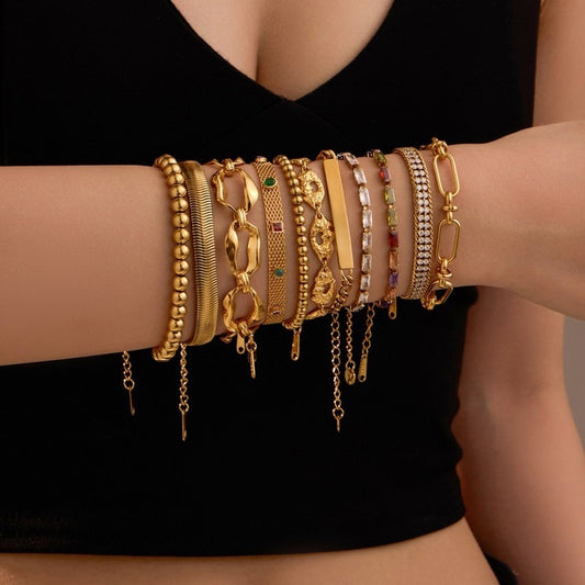 Elegant Gold Plated Bracelet