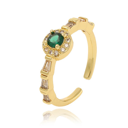 Elegant Retro Zircon Ring