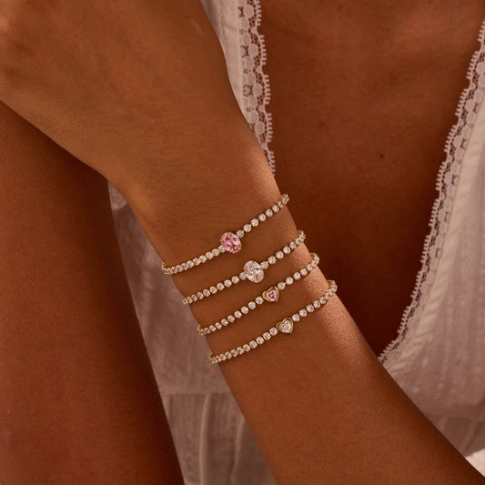Titanium Steel Zircon Bracelet