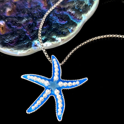Luminous Starfish Beach Necklace