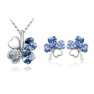 Four Leaf Clover Crystal Set