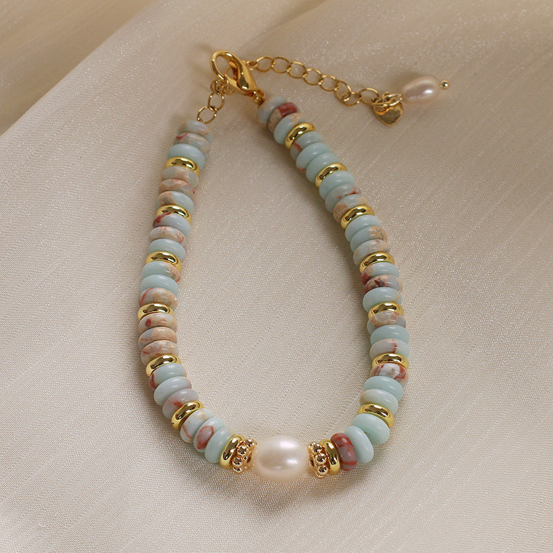 Personalized Shoushan Stone Bracelet