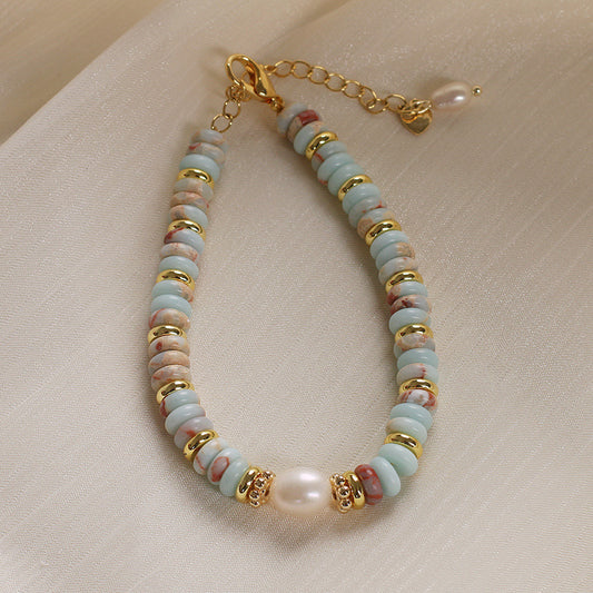 Personalized Shoushan Stone Bracelet