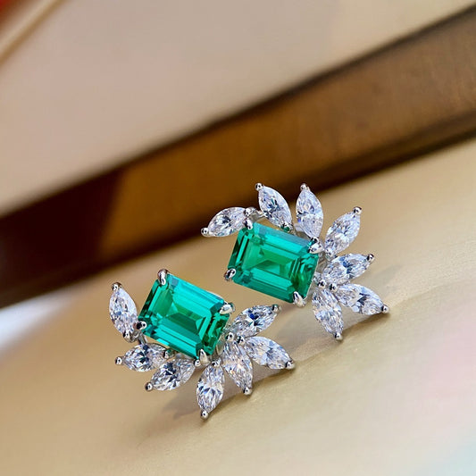 Citrine Tourmaline Elegant Stud Earrings