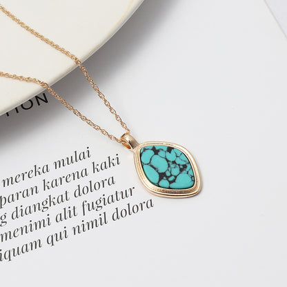 Exquisite Abalone Turquoise Necklace