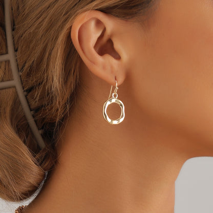 Geometric Hollow Stud Earrings