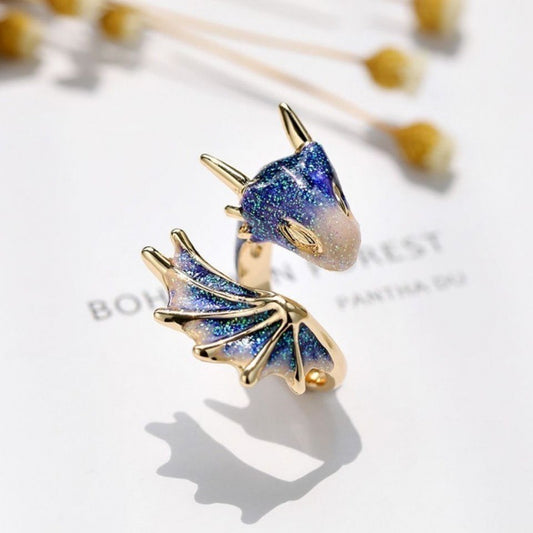 Starry Sky Dragon Ring