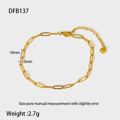 Elegant Gold Hemp Flower Bracelet