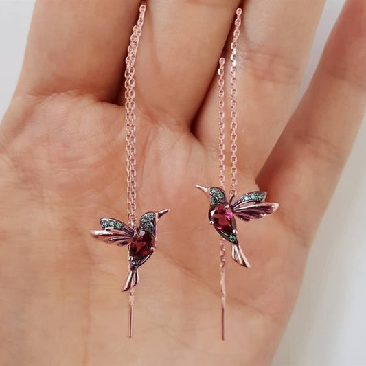Elegant Bird Lady Earrings