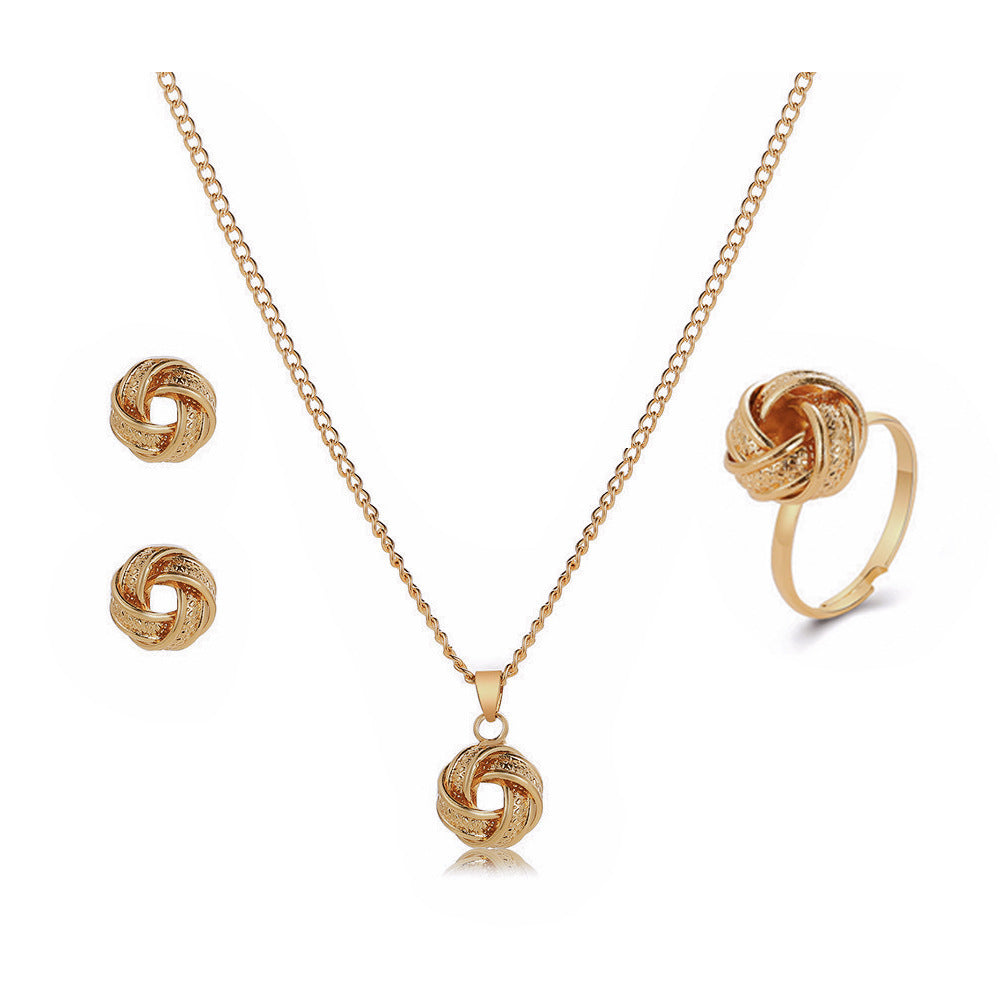 Twisted Knot Jewelry Set