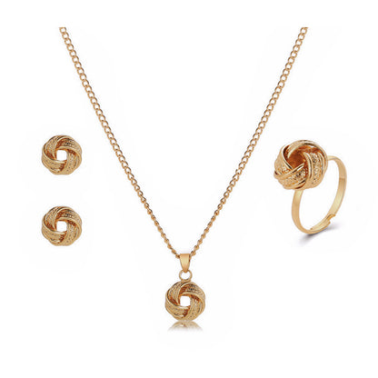 Twisted Knot Jewelry Set