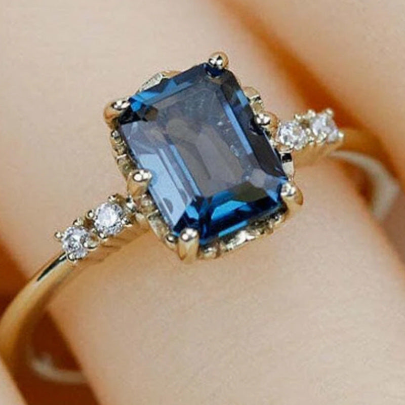 Sweet French Style Zircon Ring