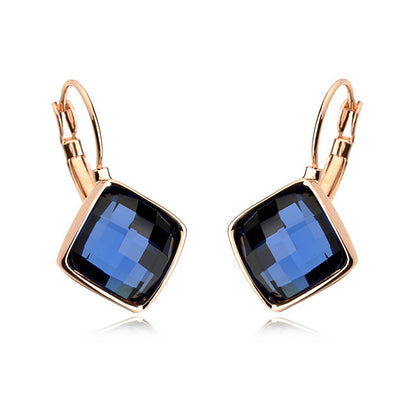 Korean Style Simple Square Earrings