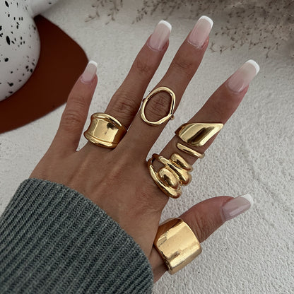 Irregular Geometric Open Ring