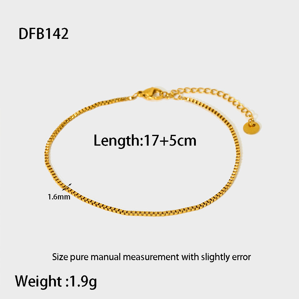 Elegant Gold Hemp Flower Bracelet