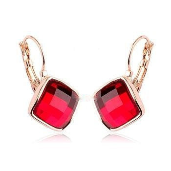 Korean Style Simple Square Earrings