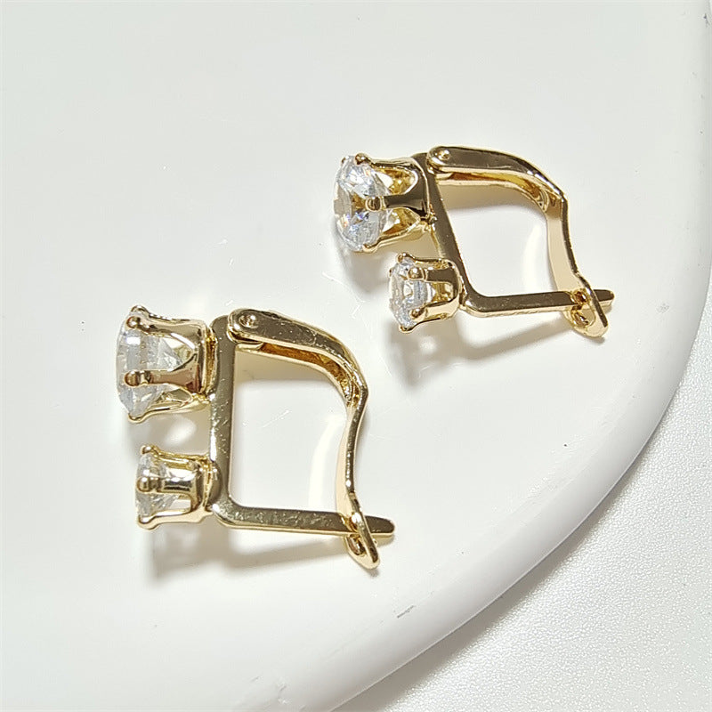 Luxury Zircon Geometric Earrings