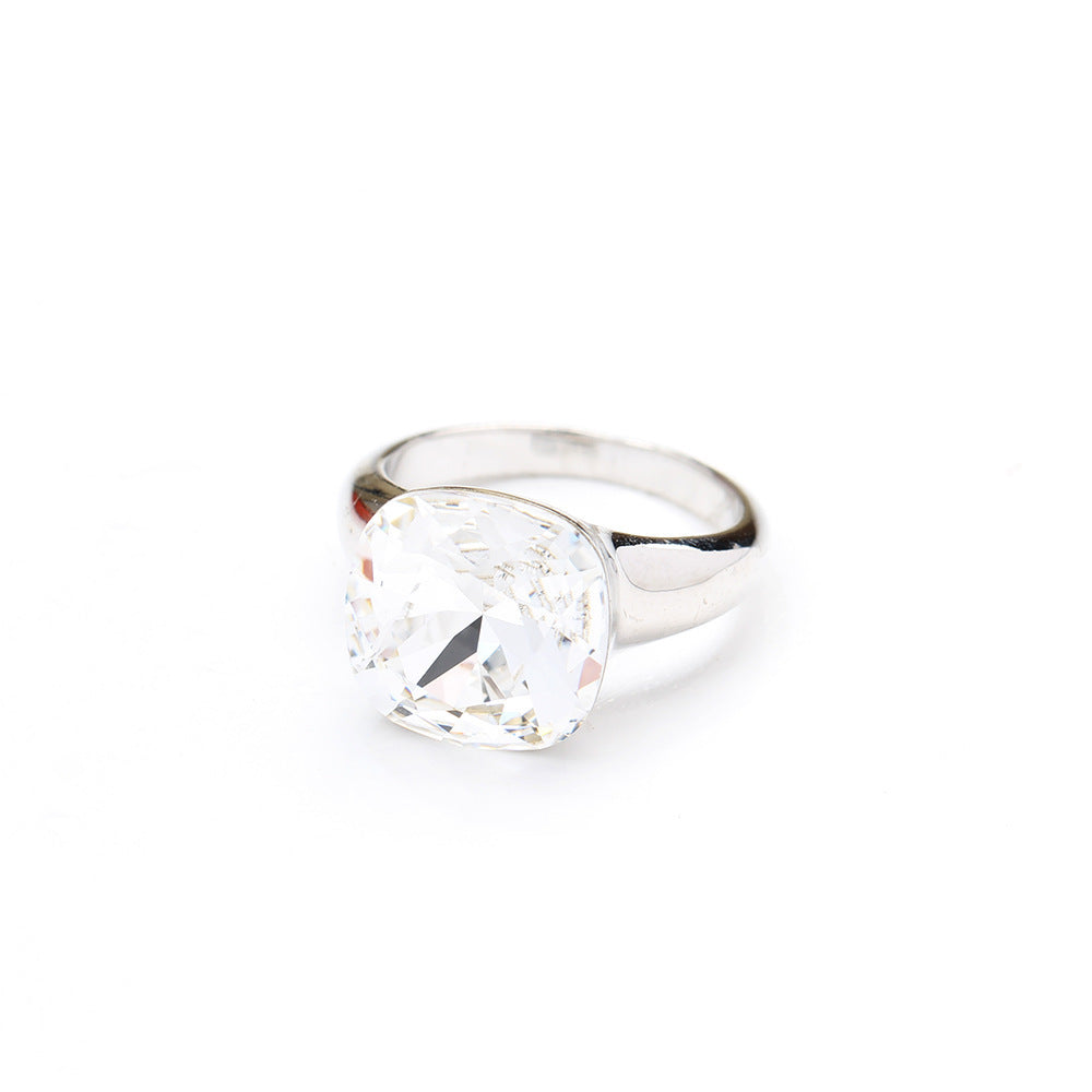 Classic Multi-Color Crystal Ring